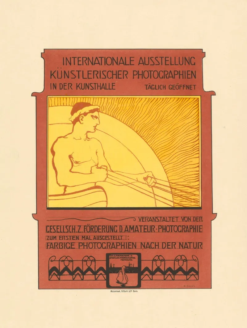 Internationale Ausstellung Kunstlerischer Photographien In Der Kunsthalle Hamburg Wall Art by Arthur Illies - High-Resolution Digital Print