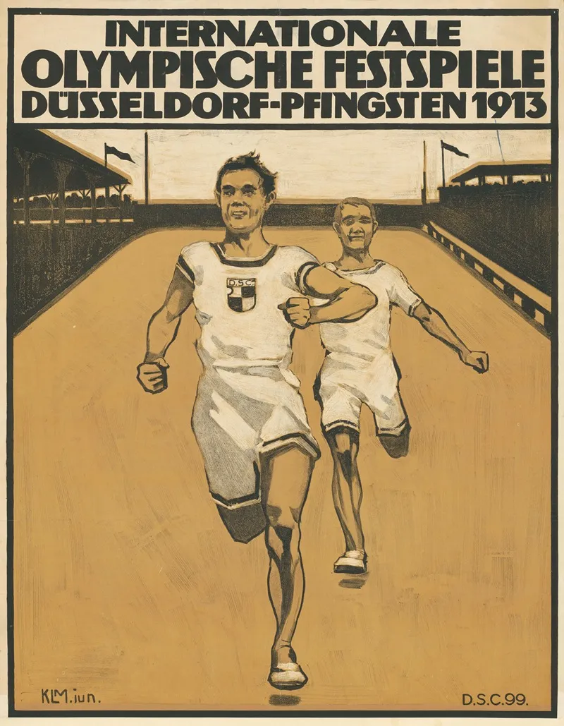 Internationale Olympische Festspiele Dusseldorf Pfingsten 1913 Wall Art by Anonymous - High-Resolution Digital Print