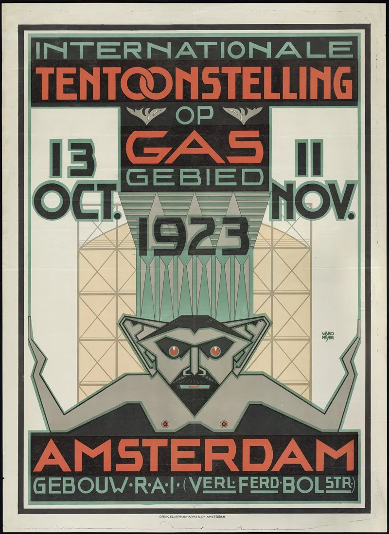 Internationale Tentoonstelling Op Gasgebied Wall Art by Wybo Meijer - High-Resolution Digital Print