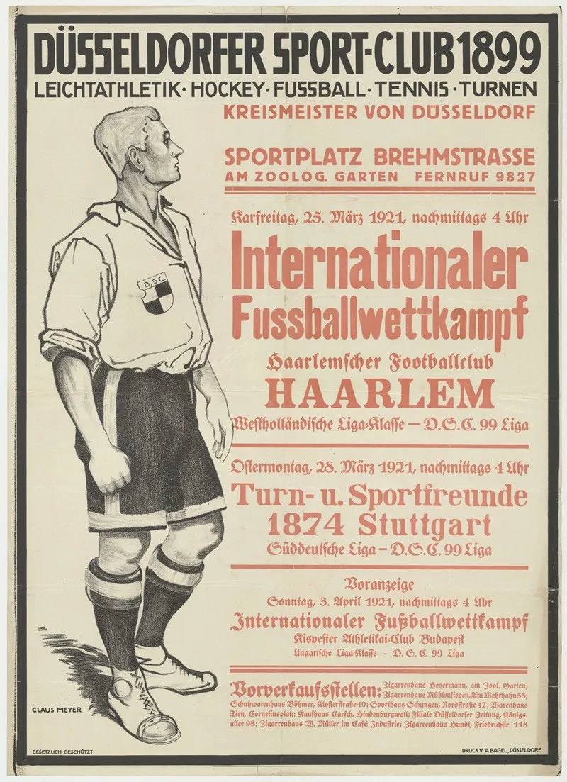 Internationaler Fussballwettkampf Wall Art by Claus C. Meyer - High-Resolution Digital Print