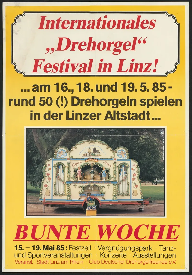 Internationales Drehorgel Festivel In Linz