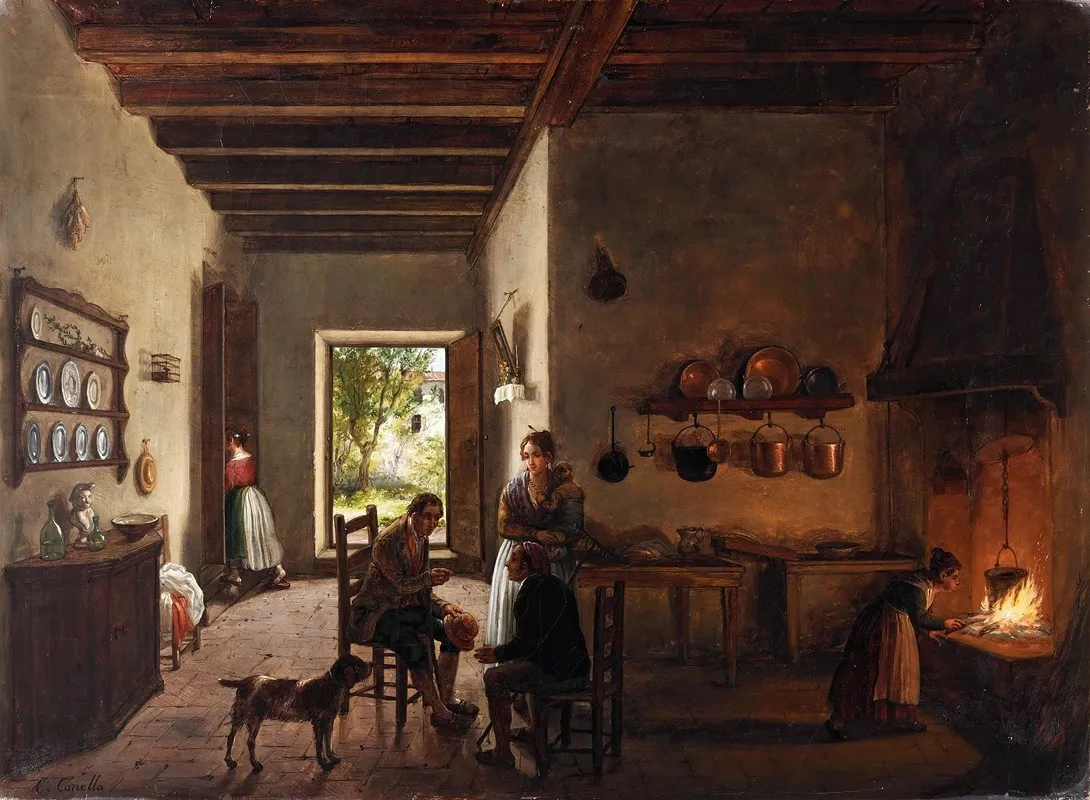 Interno Di Cucina Wall Art by Carlo Canella - High-Resolution Digital Print