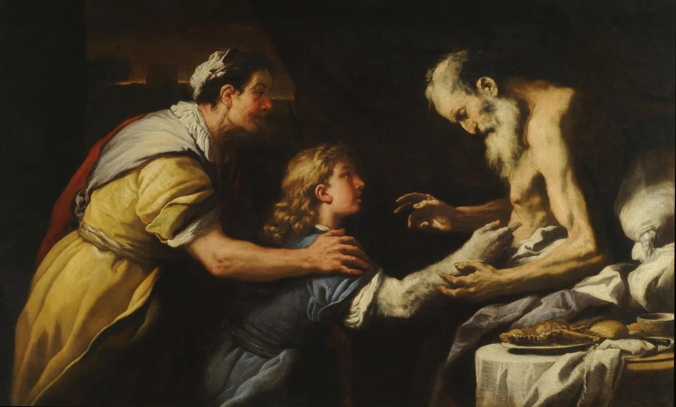 Introduction Of Jacob To Isaac