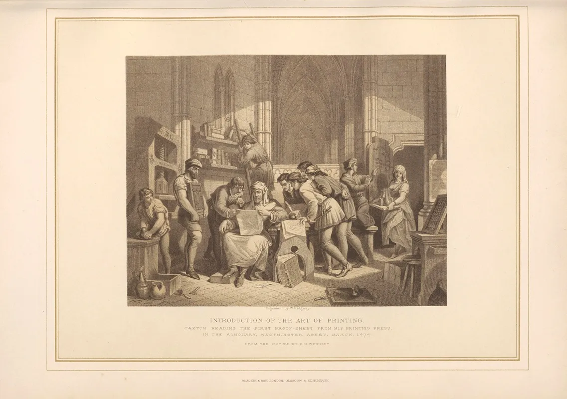 Introduction Of The Art Of Printing E H Wehnert by Thomas Archer - High-Resolution Digital Print
