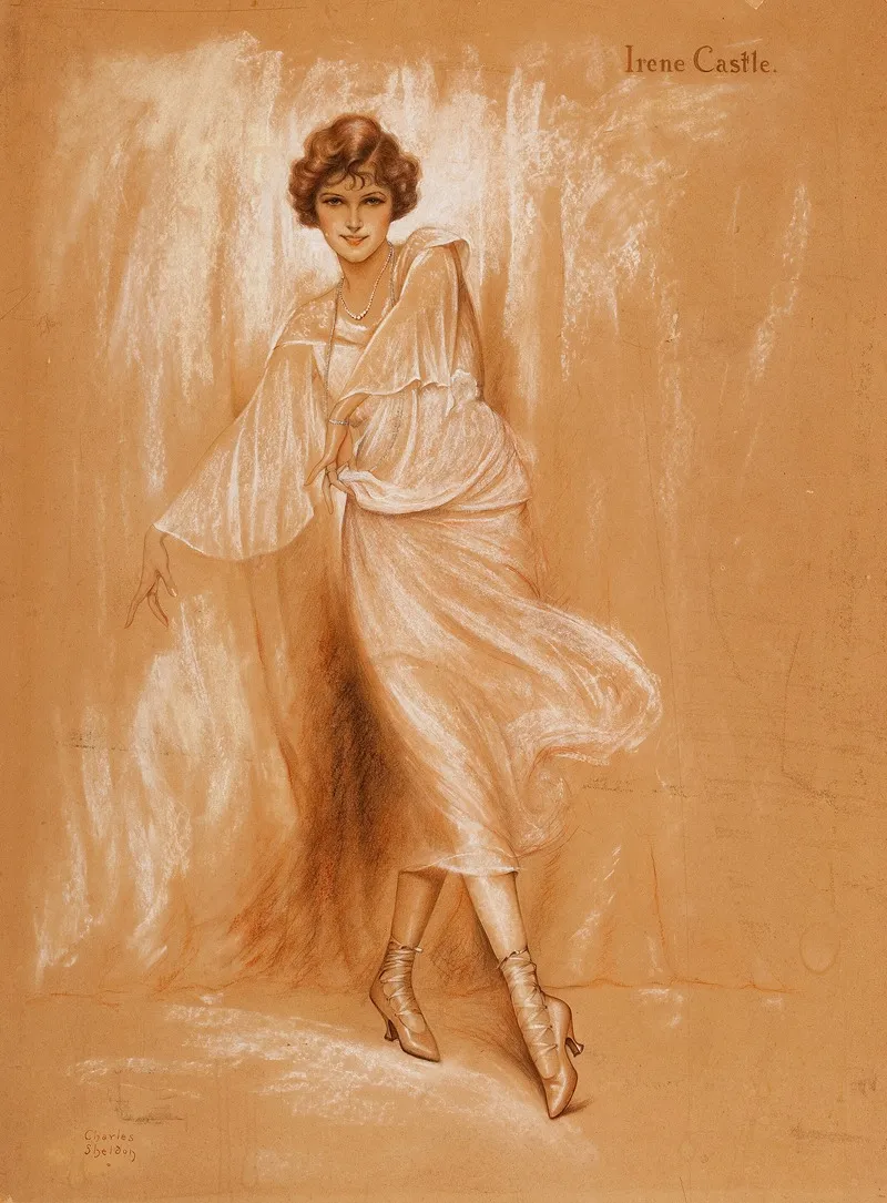Irene Castle Wall Art by Charles Gates Sheldon - High-Resolution Digital Print