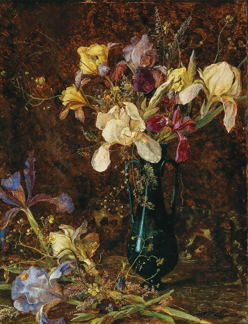 Iris 14 Wall Art by Marie Egner - High-Resolution Digital Print
