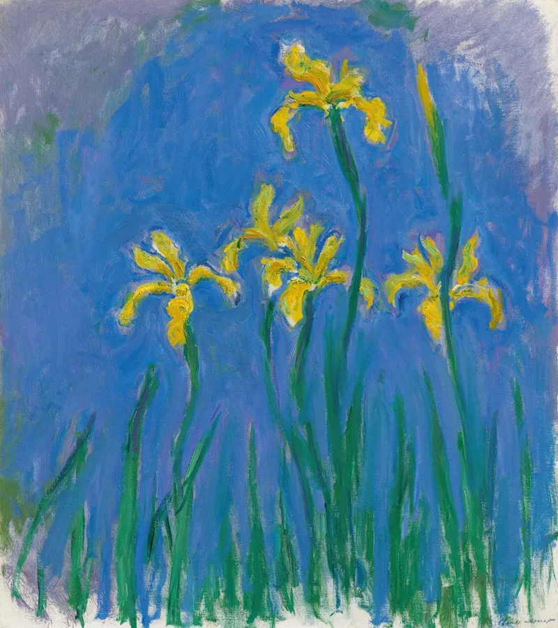 Iris 21 Wall Art by Claude Monet - High-Resolution Digital Print