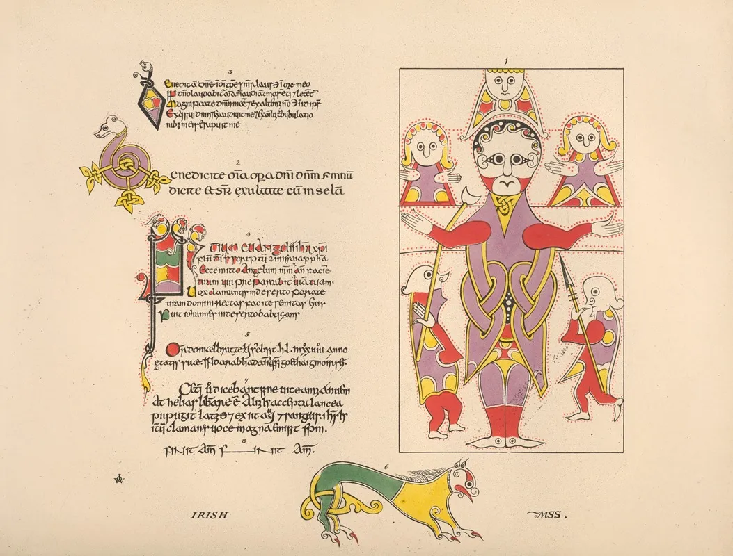 Irish‎ ‎mss Wall Art by John Obadiah Westwood - High-Resolution Digital Print