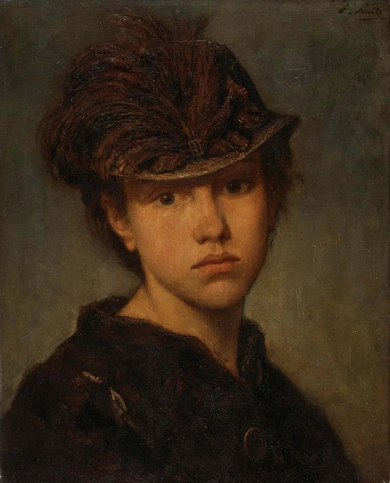Irishwoman Wall Art by Eugène Smits - High-Resolution Digital Print