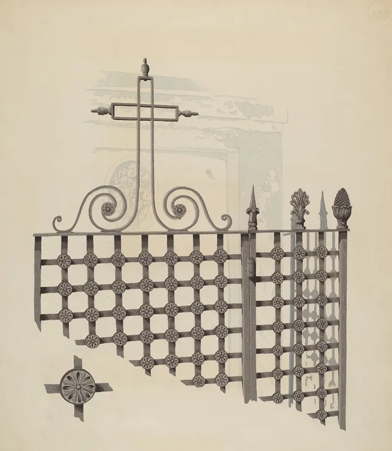 Iron Gate And Fence 7