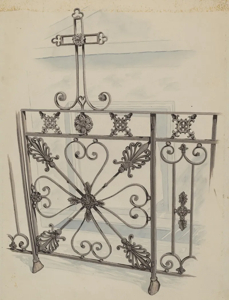 Iron Gate And Fence 8