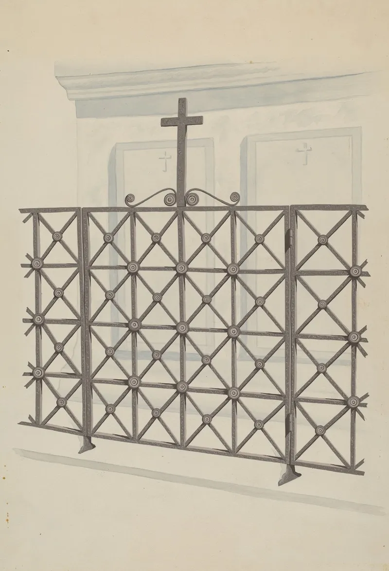 Iron Gate And Fence 9