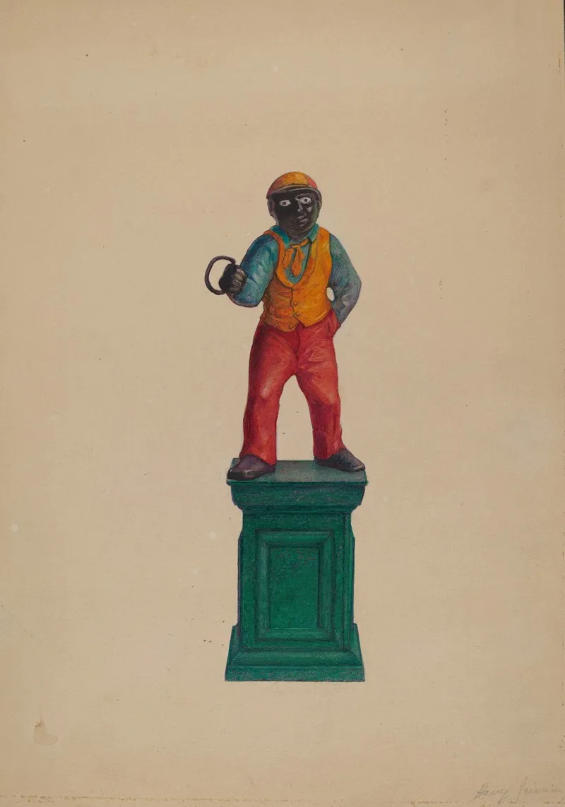 Iron Hitching Post 2