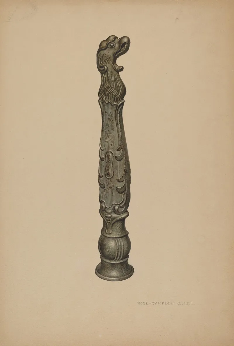 Iron Hitching Post 3