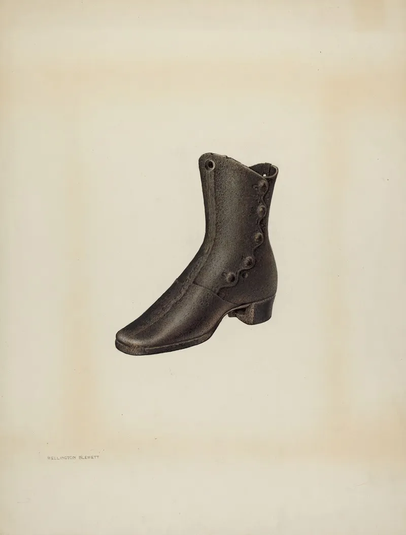 Iron Mannequin Shoe
