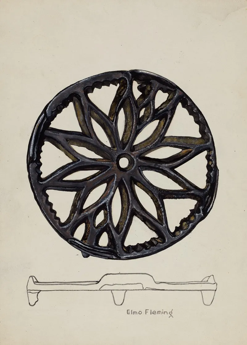 Iron Stand 3 Wall Art by Elmo Fleming - High-Resolution Digital Print