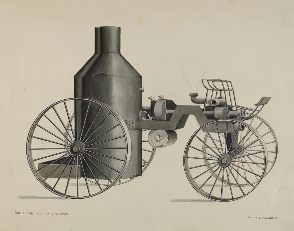 Iron Steam Fire Engine