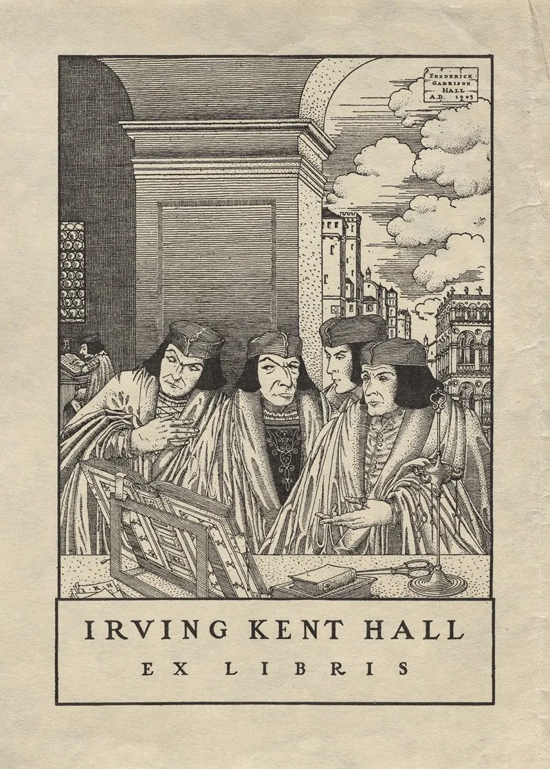 Irving Kent Hall Ex Libris Inscribed