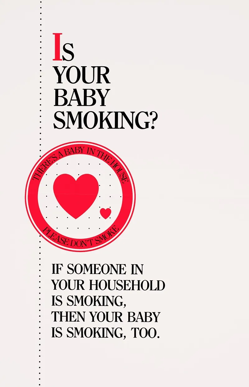 Is Your Baby Smoking Wall Art by U.S.. Department of Health &amp; Human Services - High-Resolution Digital Print