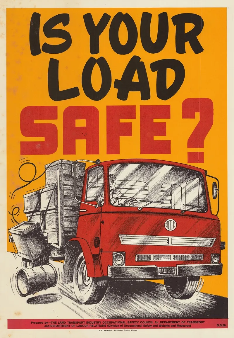 Is Your Load Safe Wall Art by Anonymous - High-Resolution Digital Print