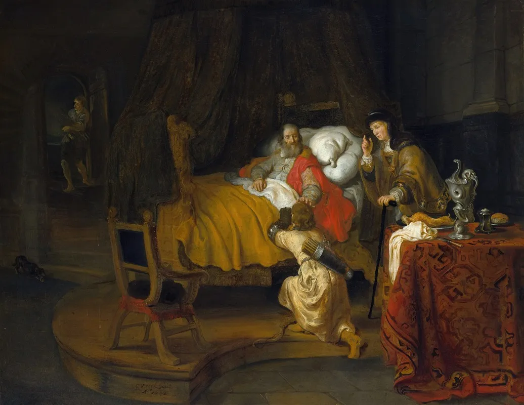 Isaac Blessing Jacob 2 Wall Art by Gerbrand van den Eeckhout - High-Resolution Digital Print