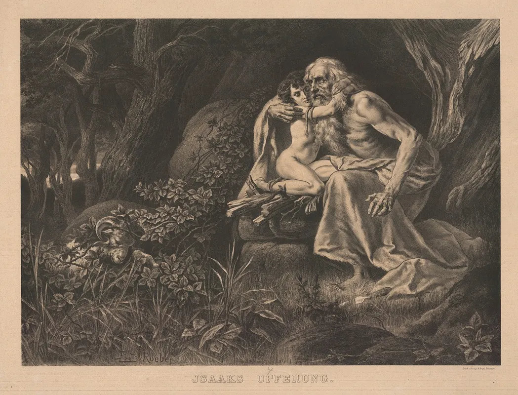 Isaacs Sacrifice 3 Wall Art by Fritz Roeber - High-Resolution Digital Print
