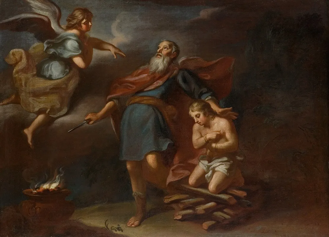 Isaacs Sacrifice Wall Art by Georg Engelhard Schröder - High-Resolution Digital Print