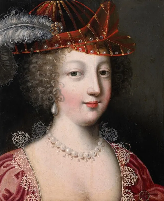 Isabella Of Savoy Queen Of Portugal Wall Art by Claude Déruet - High-Resolution Digital Print