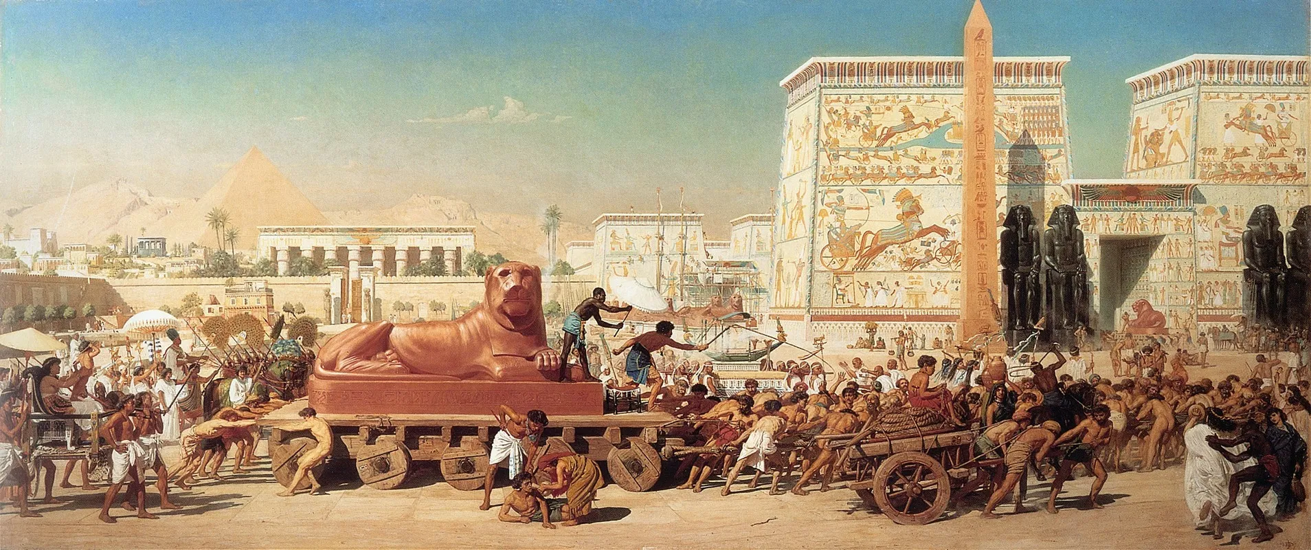 Israel In Egypt Wall Art by Edward John Poynter - High-Resolution Digital Print