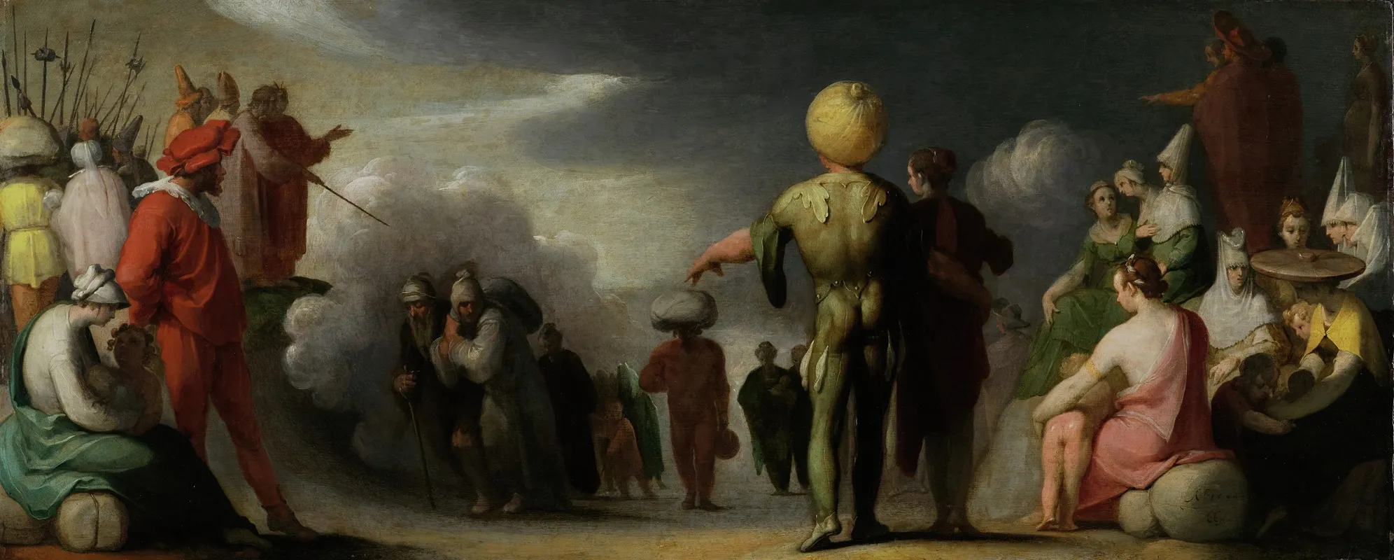 Israelites Crossing The Red Sea Wall Art by Cornelis Cornelisz Van Haarlem - High-Resolution Digital Print