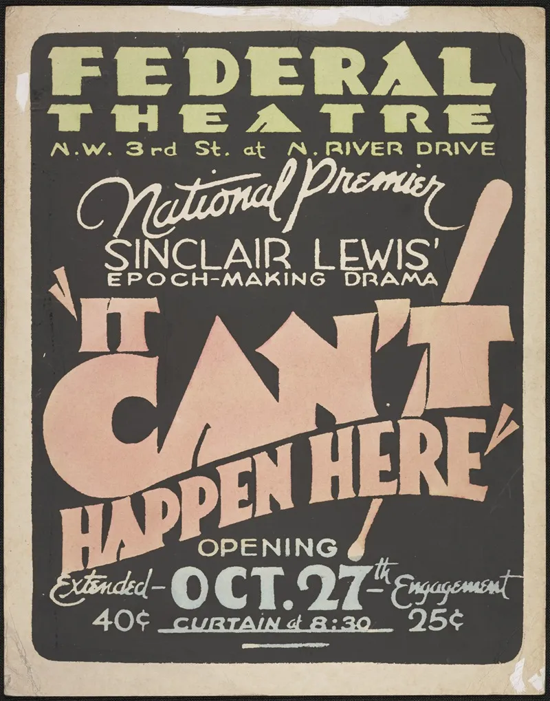 It Cant Happen Here 2 Wall Art by Anonymous - High-Resolution Digital Print