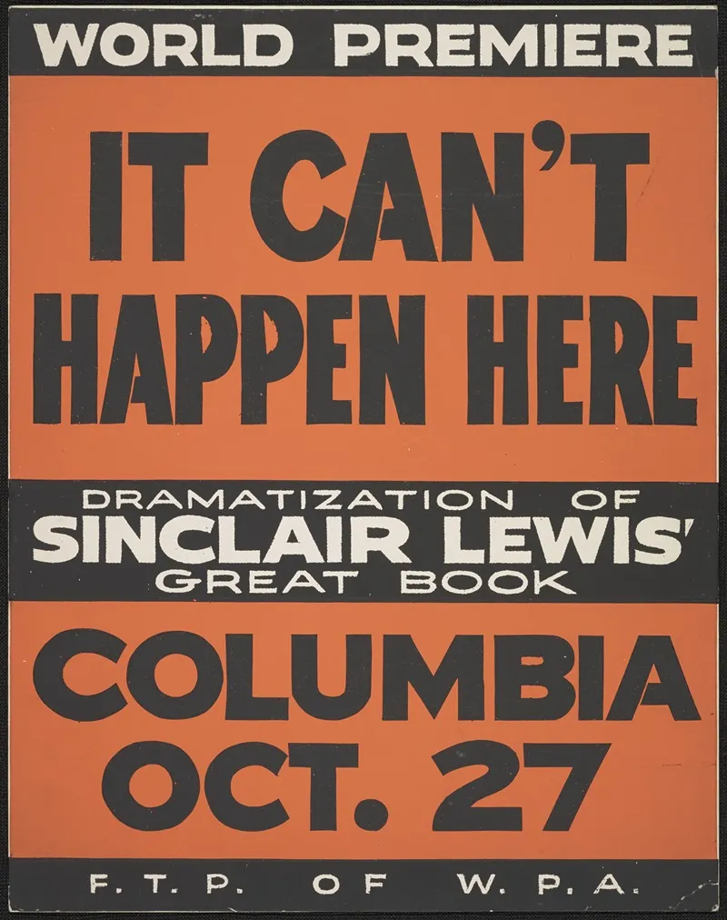 It Cant Happen Here 7 Wall Art by Anonymous - High-Resolution Digital Print