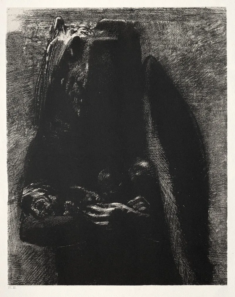 It Is The Devil Bearing Beneath His Two Wings The Seven Deadly Sins 2 Wall Art by Odilon Redon - High-Resolution Digital Print