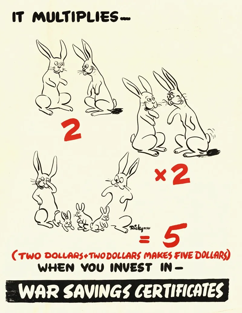 It Multiples War Savings Certificates Wall Art by Ricky RCAF - High-Resolution Digital Print