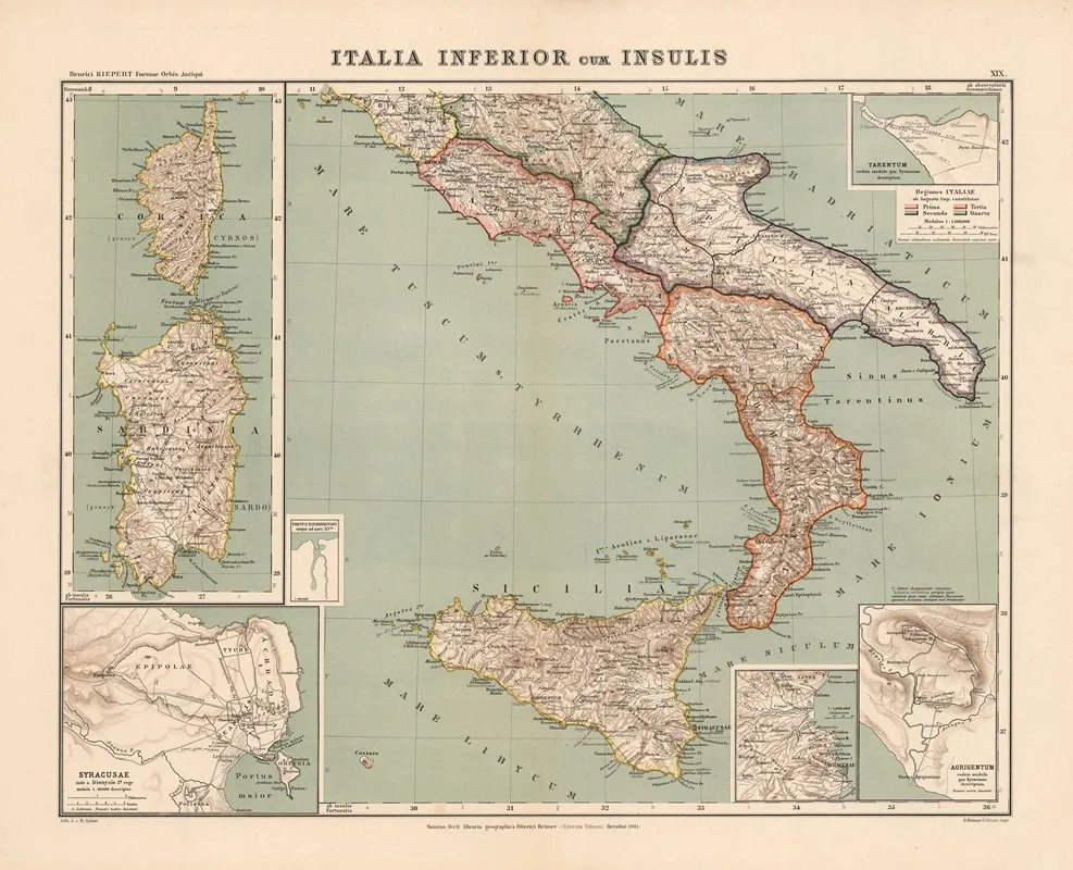 Italia Inferior Cum Insulis