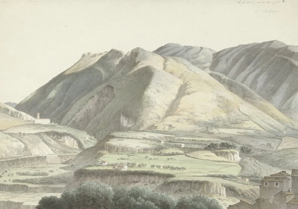 Italiaans Landschap Bij Subiaco 2
