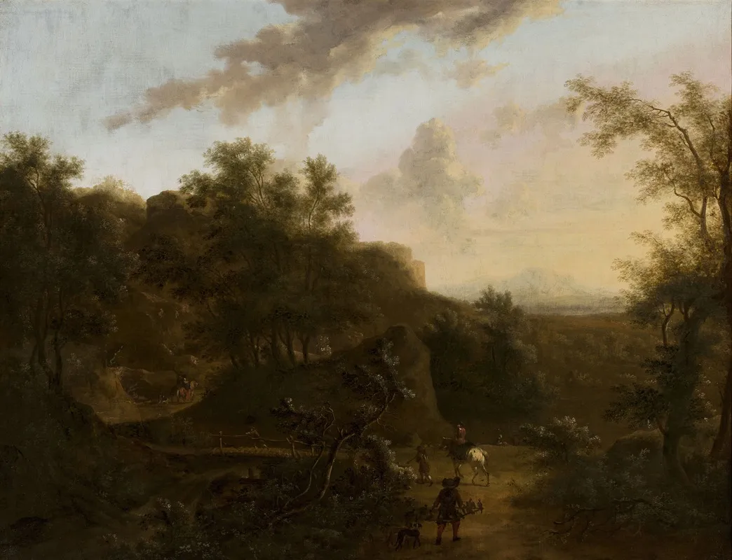 Italian Landscape 41 Wall Art by Frederik de Moucheron - High-Resolution Digital Print