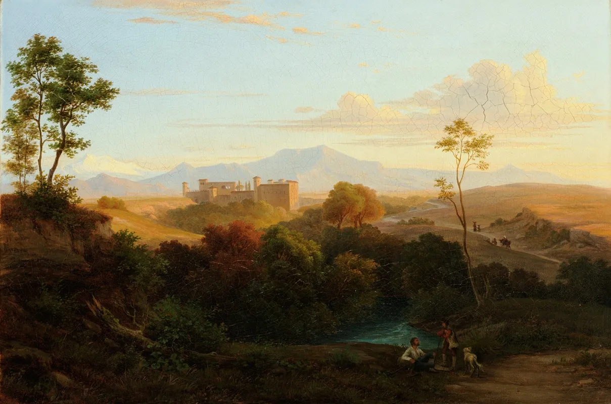 Italian Landscape 9 Wall Art by Georg Köbel - High-Resolution Digital Print