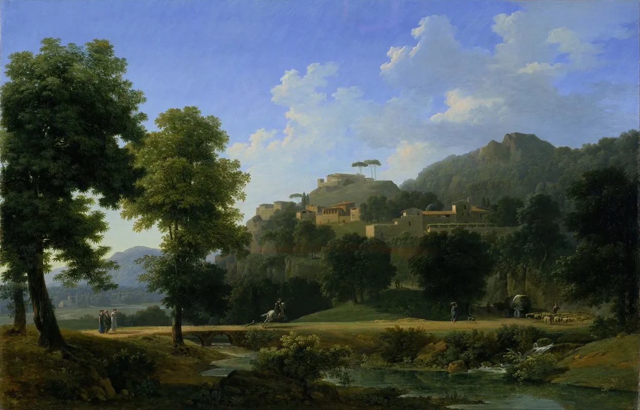 Italian Landscape Le Paysage Ditalie