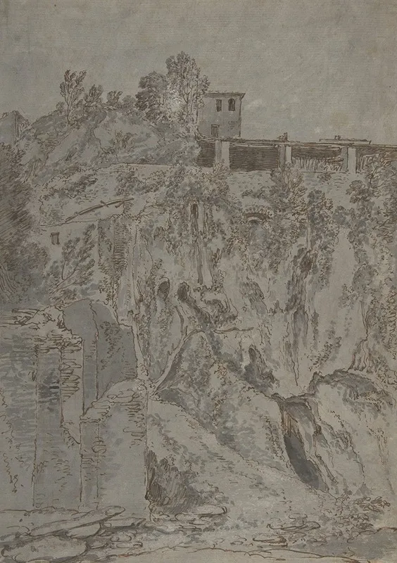 Italianate Buildings On A Hill At Tivoli