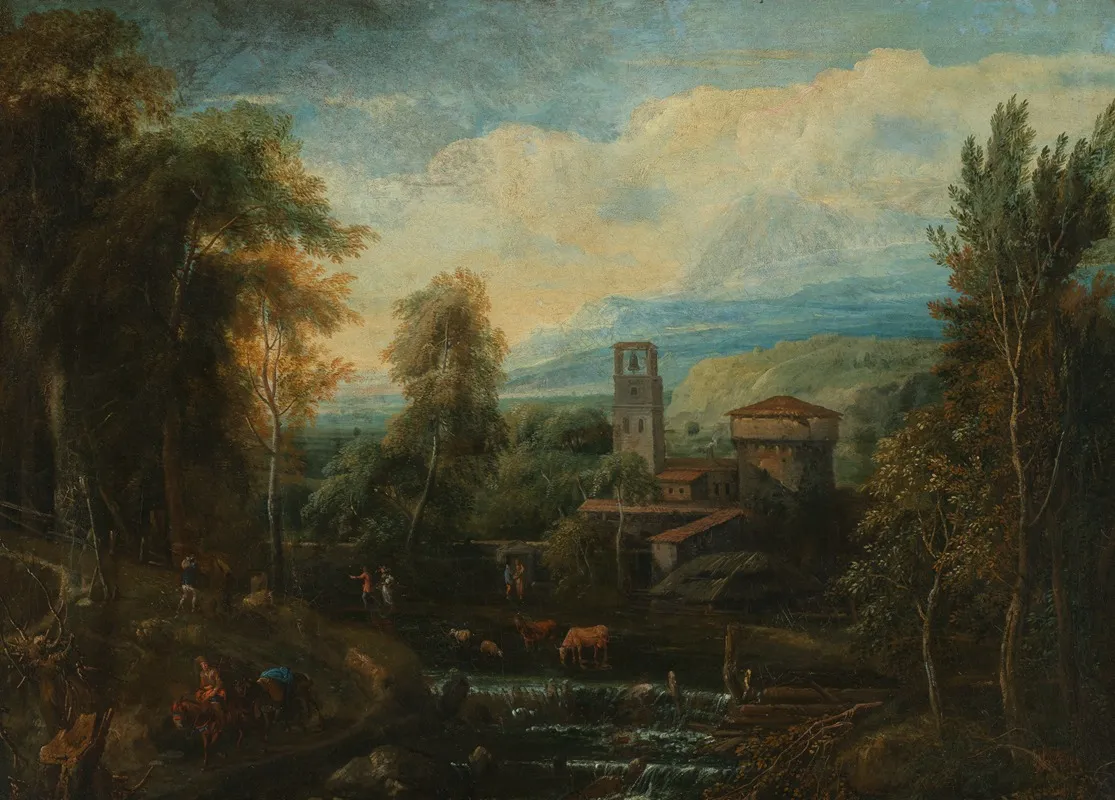 Italienische Landschaft 7