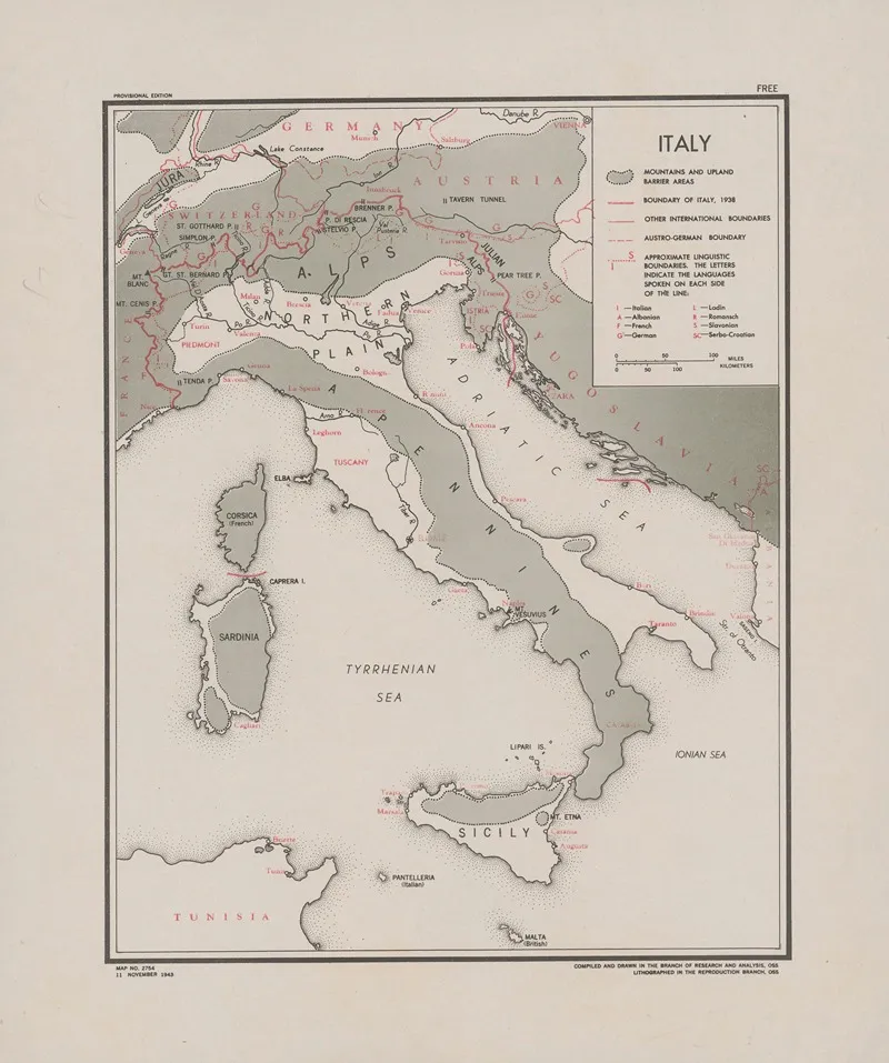 Italy 28 Wall Art by Office of Strategic Services - High-Resolution Digital Print