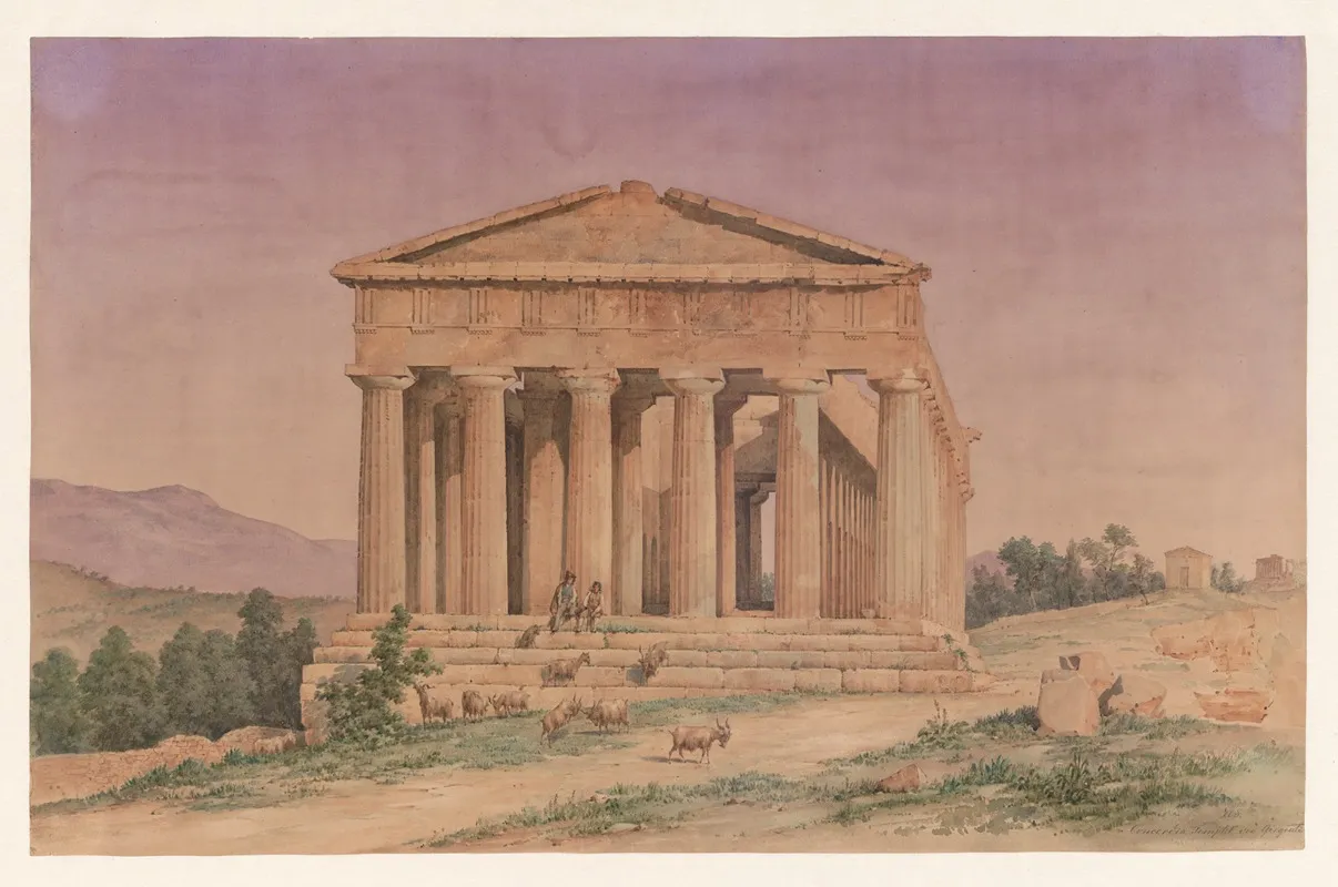 Italy Agrigento Temple Of Concordia