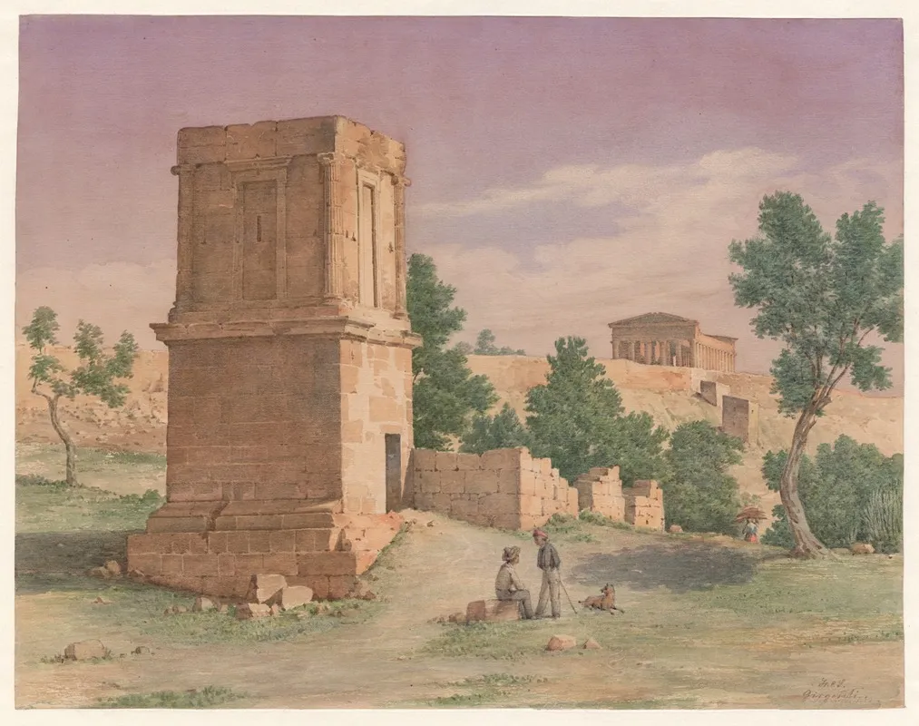 Italy Agrigento Temple Of Vulcan