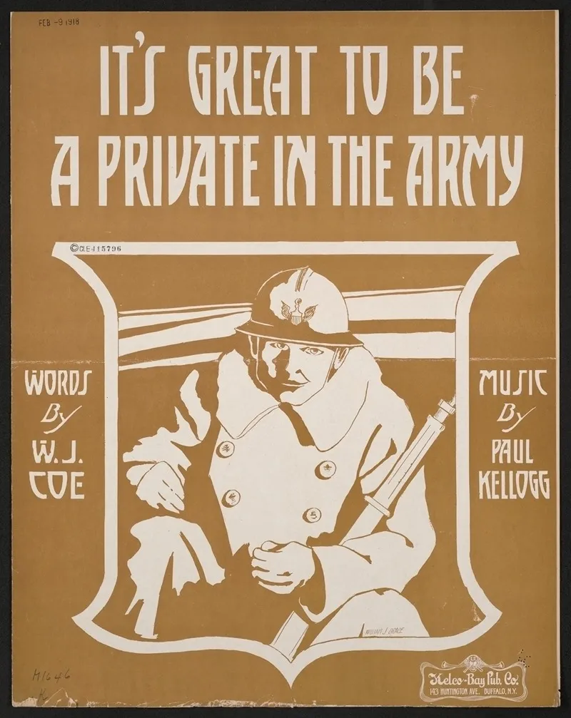 Its Great To Be A Private In The Army Wall Art by Anonymous - High-Resolution Digital Print