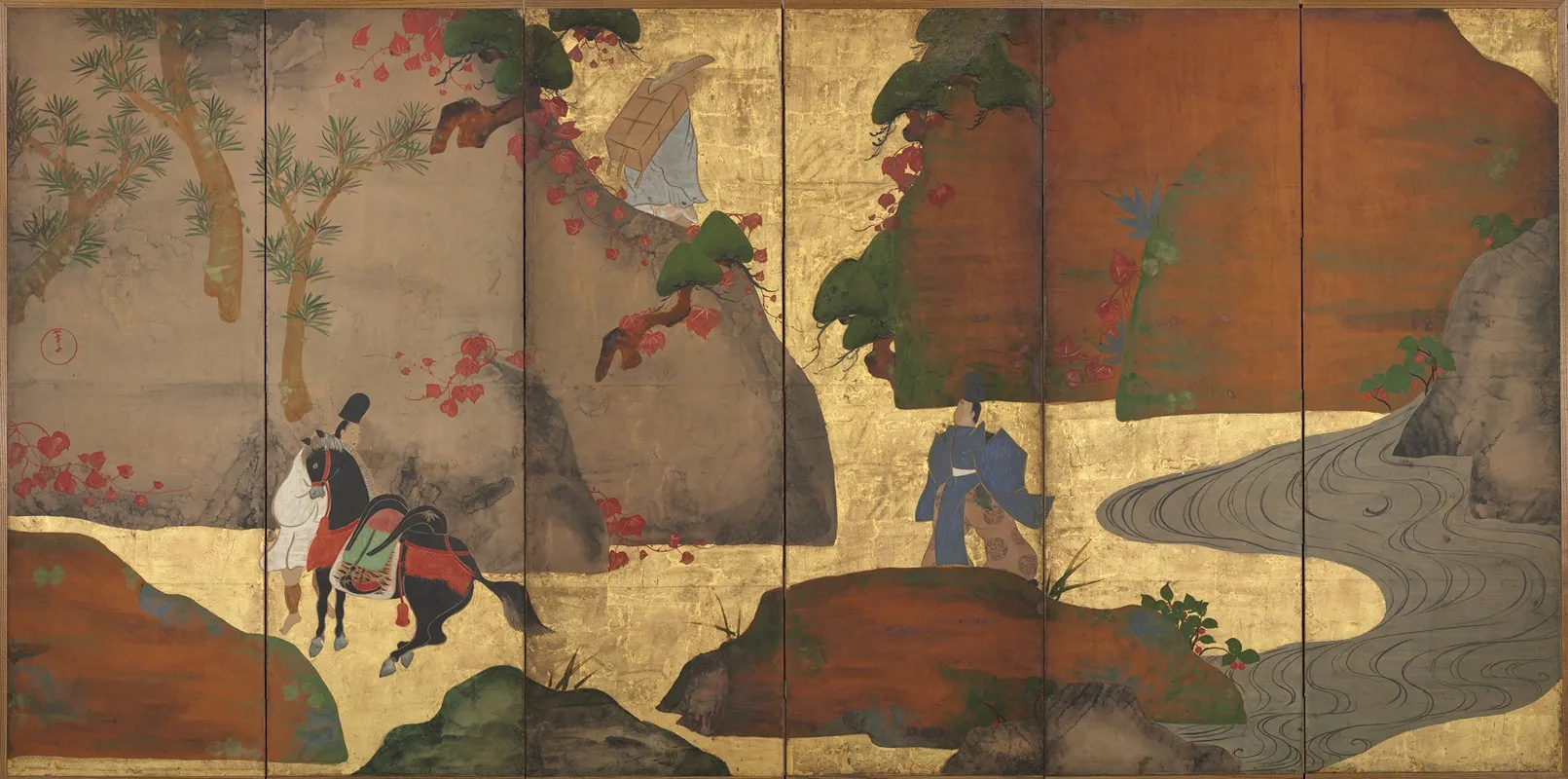 Ivy Lane Wall Art by Fukae Roshū - High-Resolution Digital Print