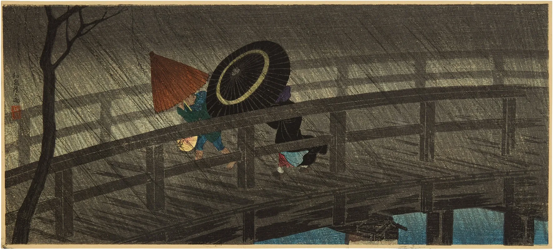 Izumibashi No Ame Izumibashi Bridge In Rain