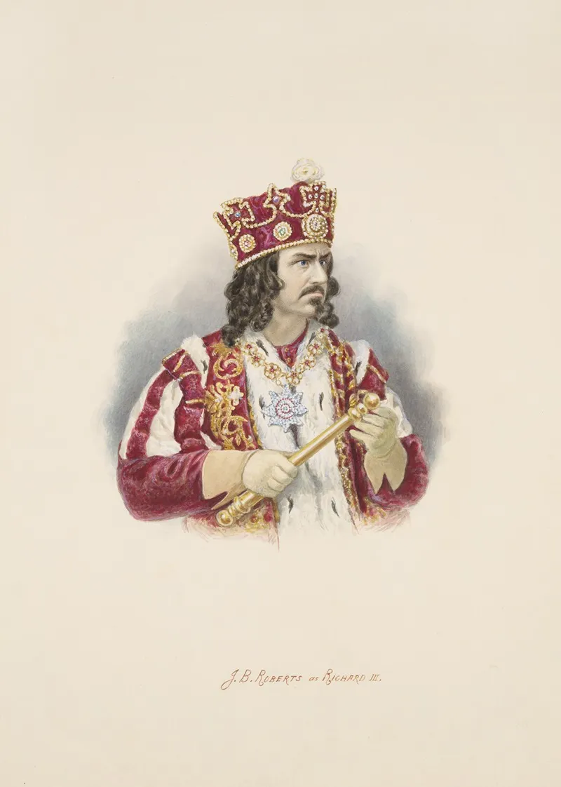 J B Roberts As Richard Iii Wall Art by Victor Moblard - High-Resolution Digital Print