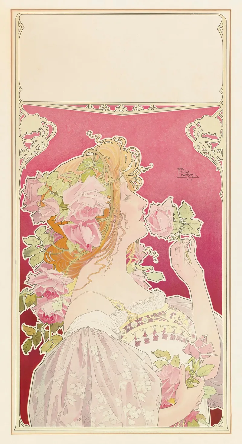 J C Boldoot Eau De Cologne Parfumerie Amsterdam 2 Wall Art by Henri Privat-Livemont - High-Resolution Digital Print