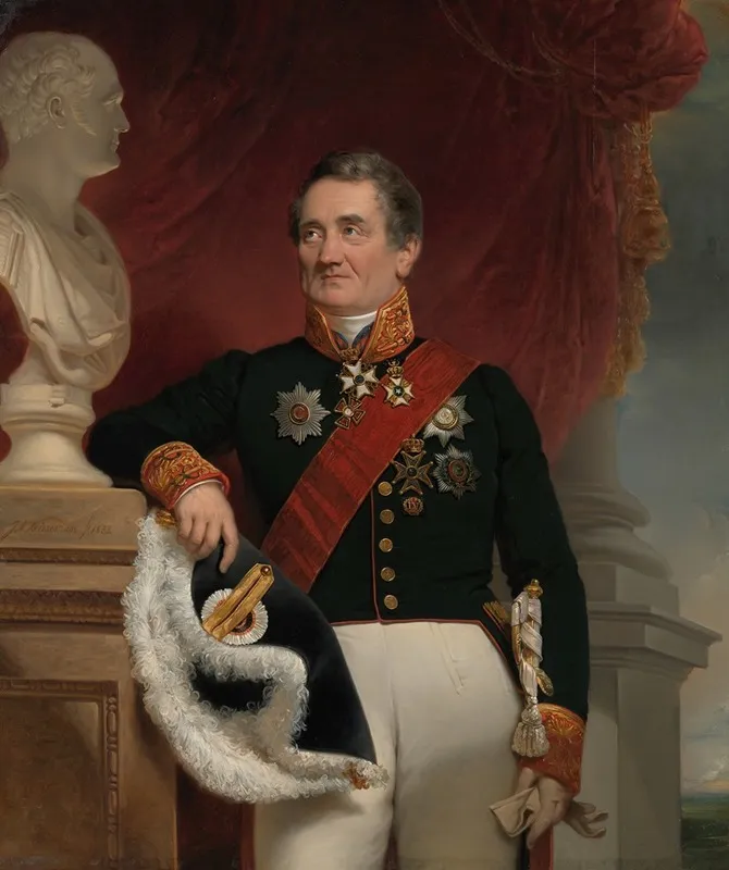 J C De Brunet Consul General Of Russia In Amsterdam Wall Art by Jan Adam Kruseman - High-Resolution Digital Print